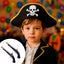 Kit Pirata para Niños Sombrero + 2 Pistolas de Juguete Halloween DK536/OF-1988