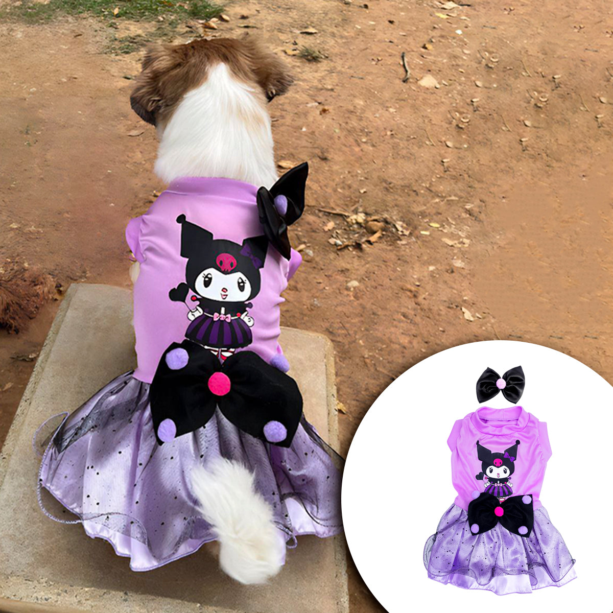 Disfraz Para Mascotas Kuromi Halloween DPMK-01