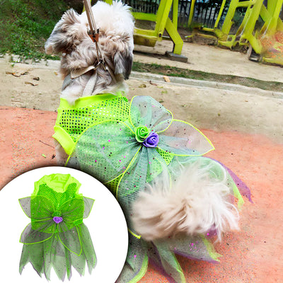 Disfraz Para Mascotas Hada Verde Halloween DMHV-01