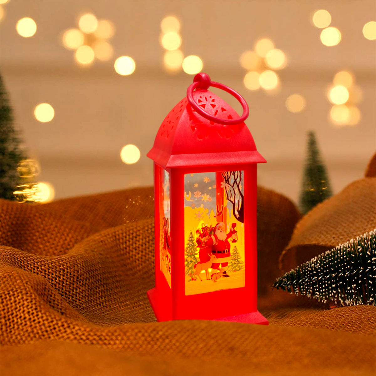 Farol Navideño Luz Micro LED Navidad FANM01