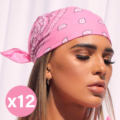 Pañoleta Bandana Estampada x12 3426-1