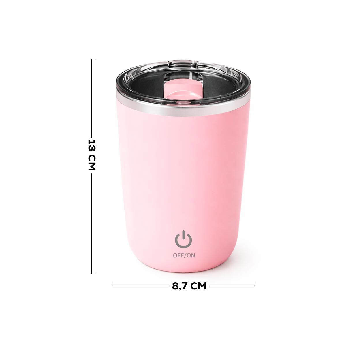 Taza Mezcladora Magnética Automática Recargable para Café y Chocolate MD-19