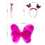 Disfraz Mariposa Alas Luces LED Diadema Varita Halloween OF-1420