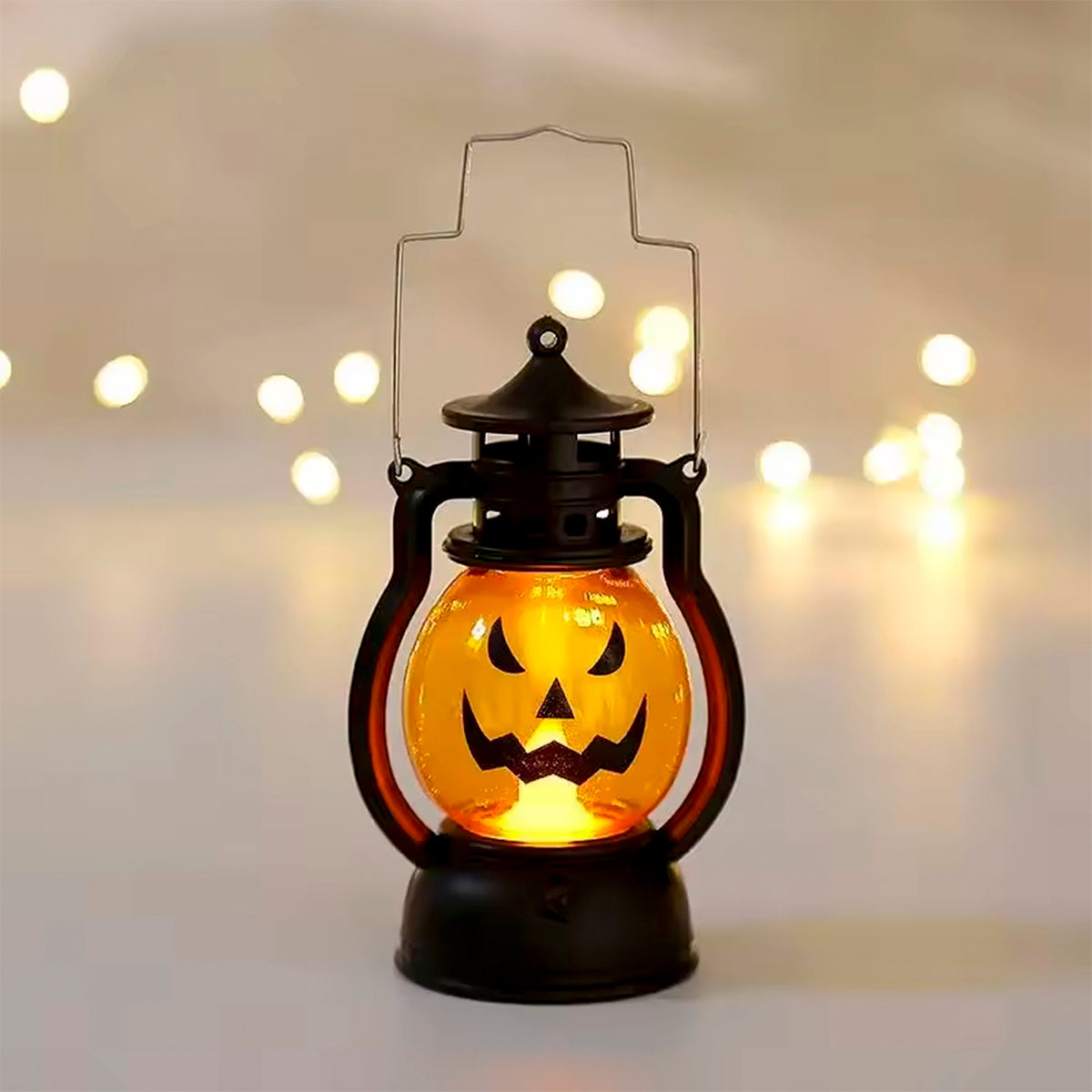 Farol LED Calabaza Halloween Decorativo Terror FALD-086