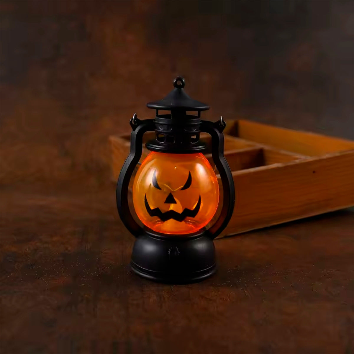 Farol LED Calabaza Halloween Decorativo Terror FALD-086