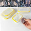 Set x4 Porta Comidas Plegables en Silicona Antiderrames  Prácticos y Reutilizables ST3PR