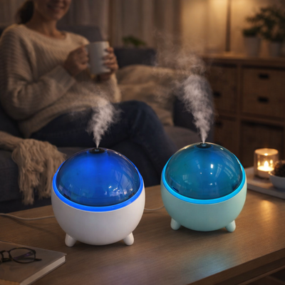 Humidificador LED Ambientador Difusor Aromas Luminoso Q803