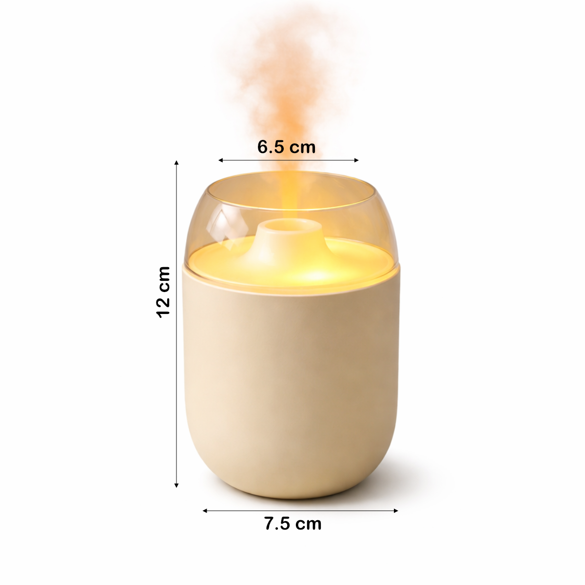 Mini Humidificador Portátil RGB de Escritorio con Vapor Rítmico USB HQ-05