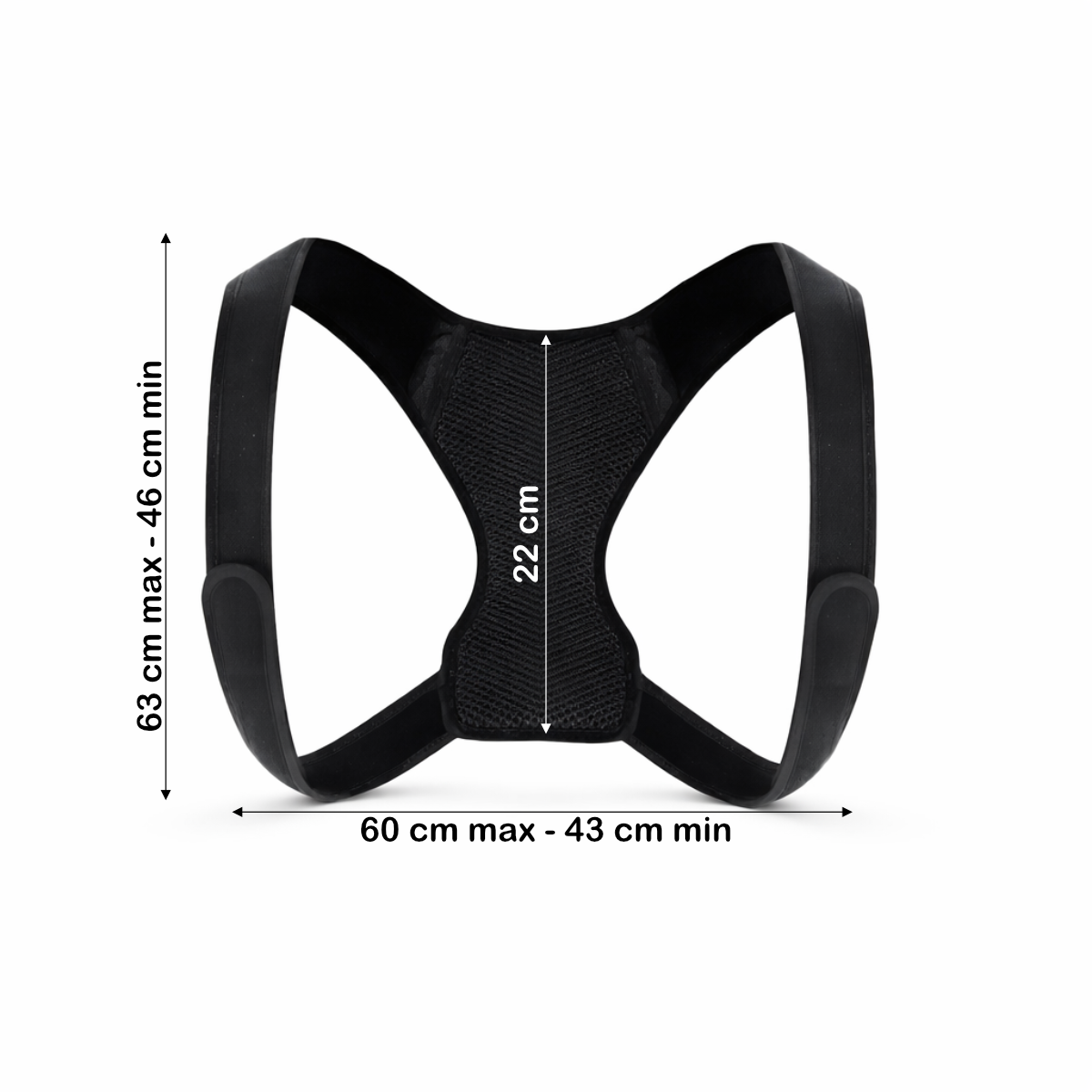 Corrector de Postura Ajustable Unisex para Espalda y Hombros YH-88