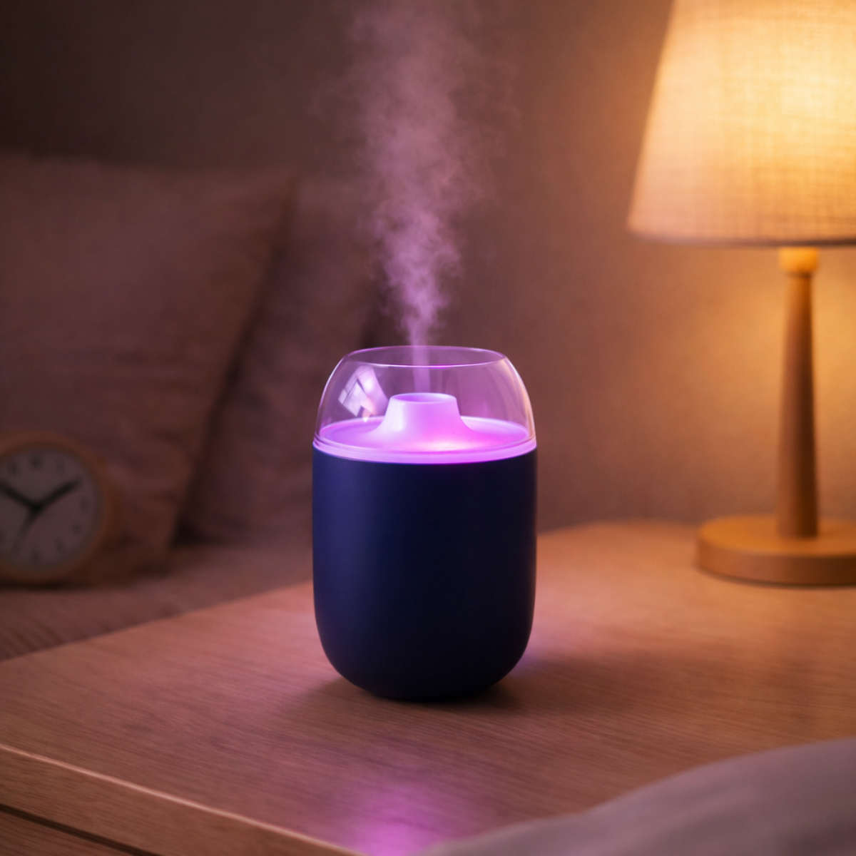 Mini Humidificador Portátil RGB de Escritorio con Vapor Rítmico USB HQ-05