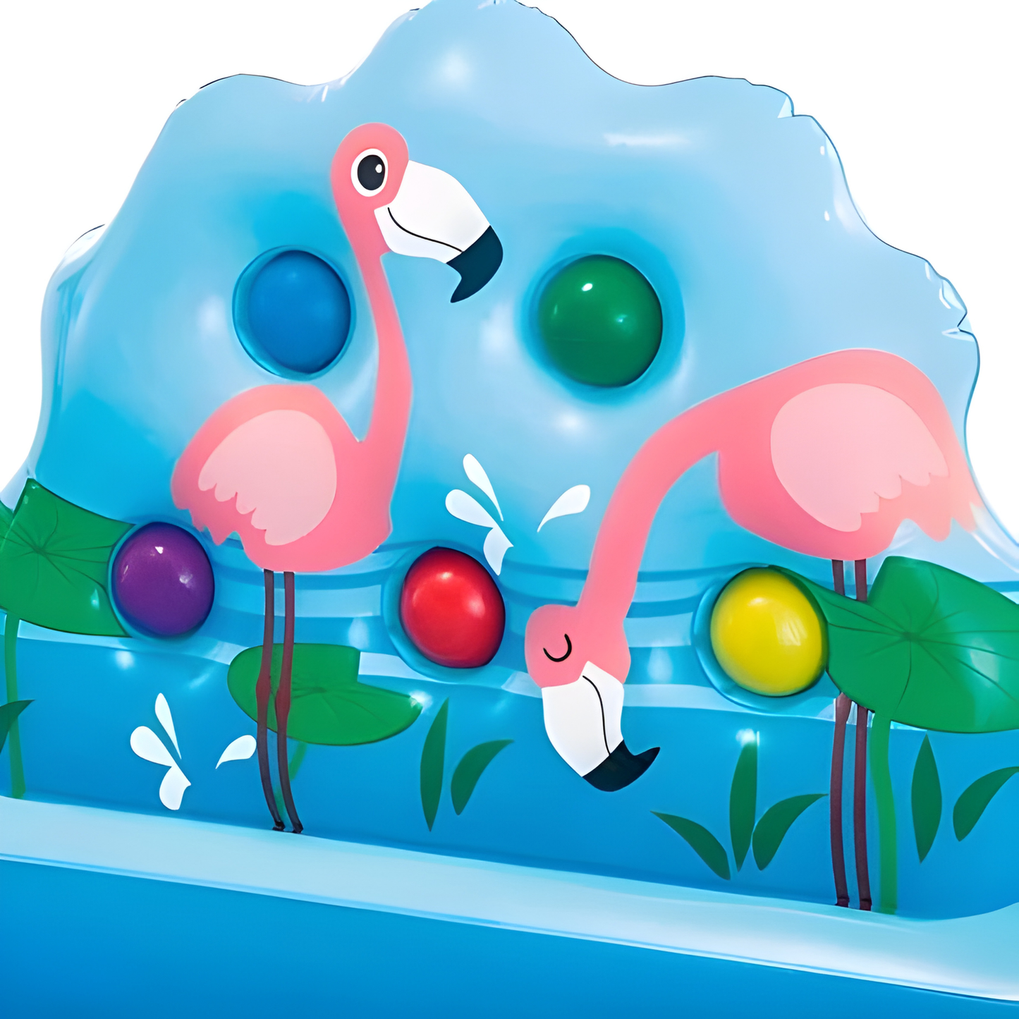 Piscina Inflable Infantil Centro de Juegos Jungla Tobogán Aros y Figuras Alberca 57161