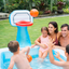 Piscina Inflable Infantil Con Canasta De Baloncesto Alberca 57183