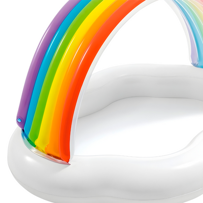 Piscina Inflable Infantil Arcoíris Flotador 57141