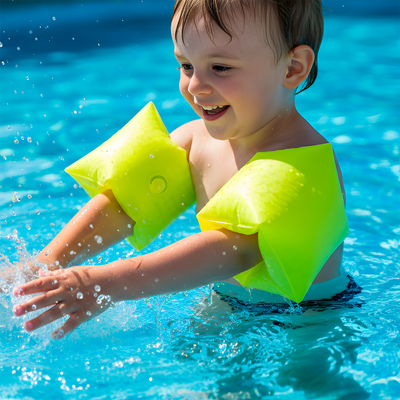 Flotadores de Brazos para Niños Neón Inflable Infantil Piscina Pool XL-33