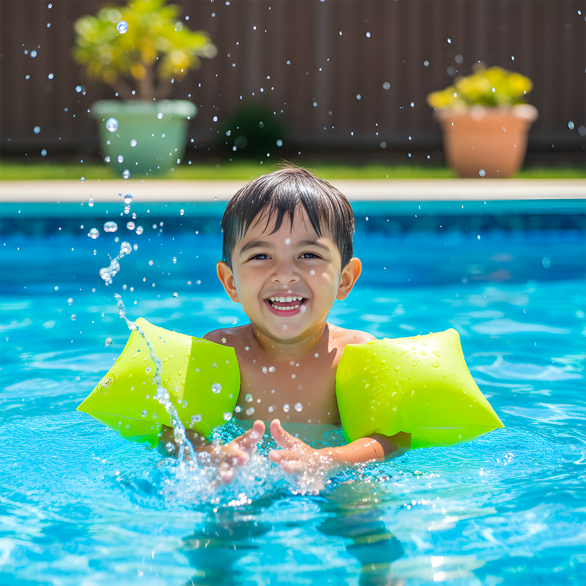 Flotadores de Brazos para Niños Neón Inflable Infantil Piscina Pool XL-33
