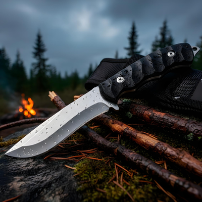 Cuchillo Supervivencia Táctico Camping Pesca Con Estuche RF A28