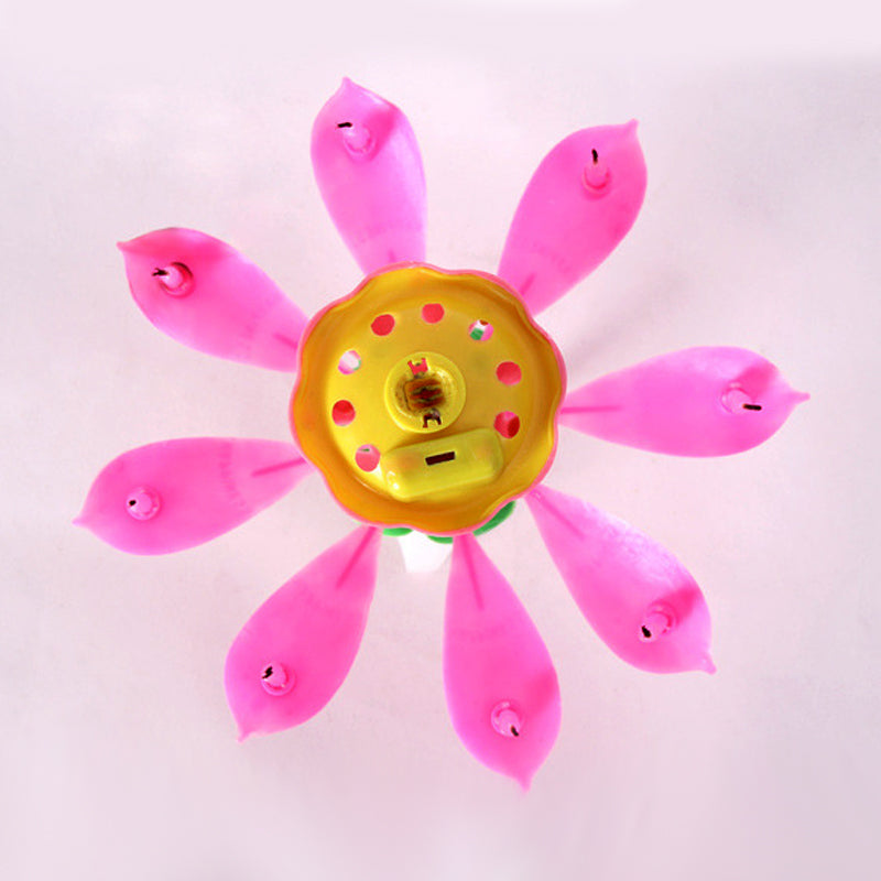 Vela Flor Mágica Cumpleaños Aniversarios Flor Decorativa A-1