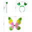 Disfraz Mariposa Hada Alas Luces LED Diadema Varita Halloween OF-1421