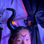 Disfraz De Ángel Oscuro Niña Con Alas Y Cuernos Demonio Negro Halloween DSANGOS