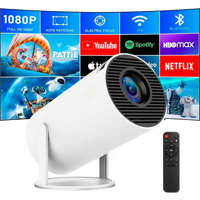 Proyector Smart En Casa Video Beam WiFi Bluetooth 1080P Control Remoto NX300