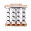 Especiero 16 Frascos Acero Inoxidable Organizador de Condimentos Condimentero X839