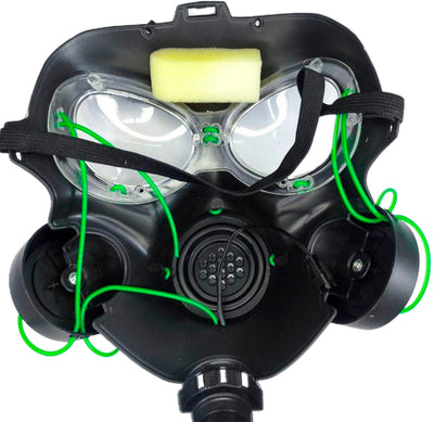 Máscara de Gas LED Futurista Disfraz Halloween OFL-1023