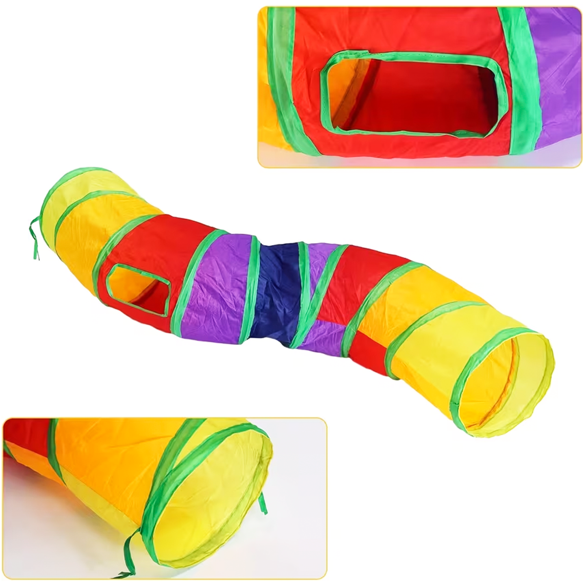 Túnel Plegable Gato Juguete Mascotas Interactivo A175