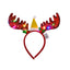Diadema Navideña LED Cuernos de Reno y Gorrito Lentejuelas DRS01