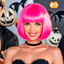 Peluca Corta Con Flequillo Fiesta Halloween Disfraces KL1027-40