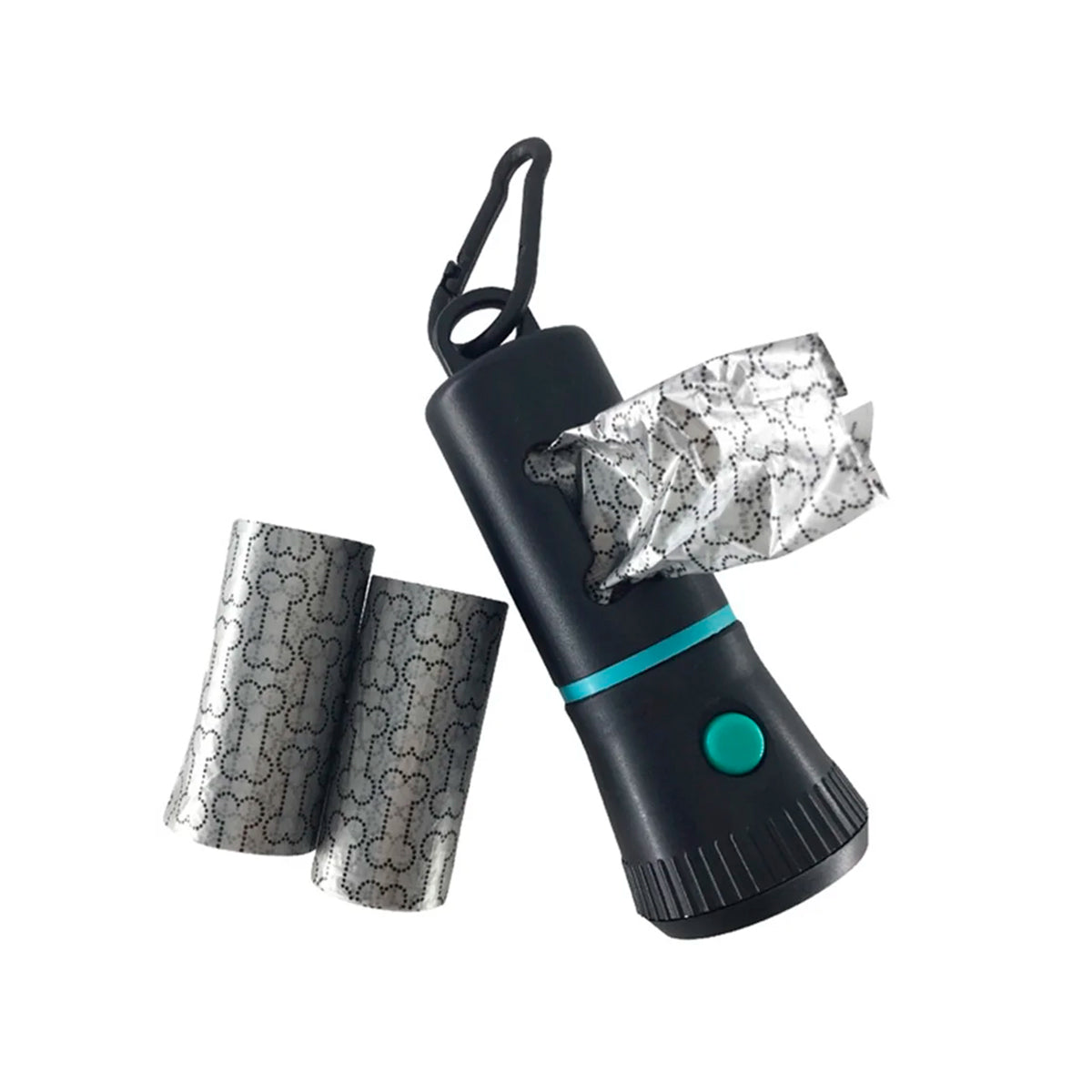 Dispensador De Bolsas Para Perro Con Linterna LED Porta Bolsas 490-215