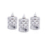 Set x3 Velas LED Efecto Cristal Pequeñas Hogar Eventos SVD02