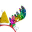 Diadema Navideña LED Cuernos de Reno y Gorrito Lentejuelas DRS01