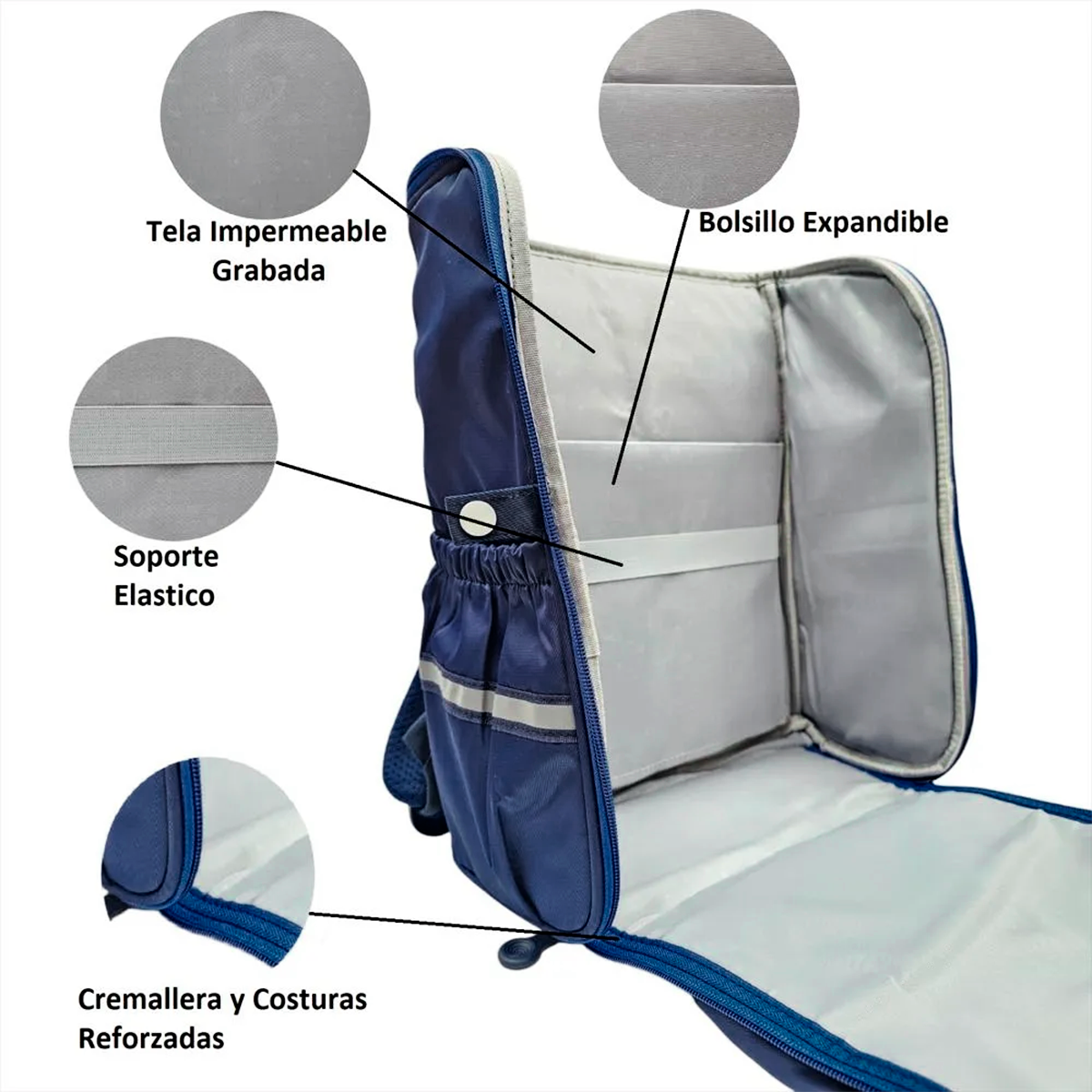 Mochila Escolar Niño Dinosaurio Rígida Morral Impermeable FA3-0188