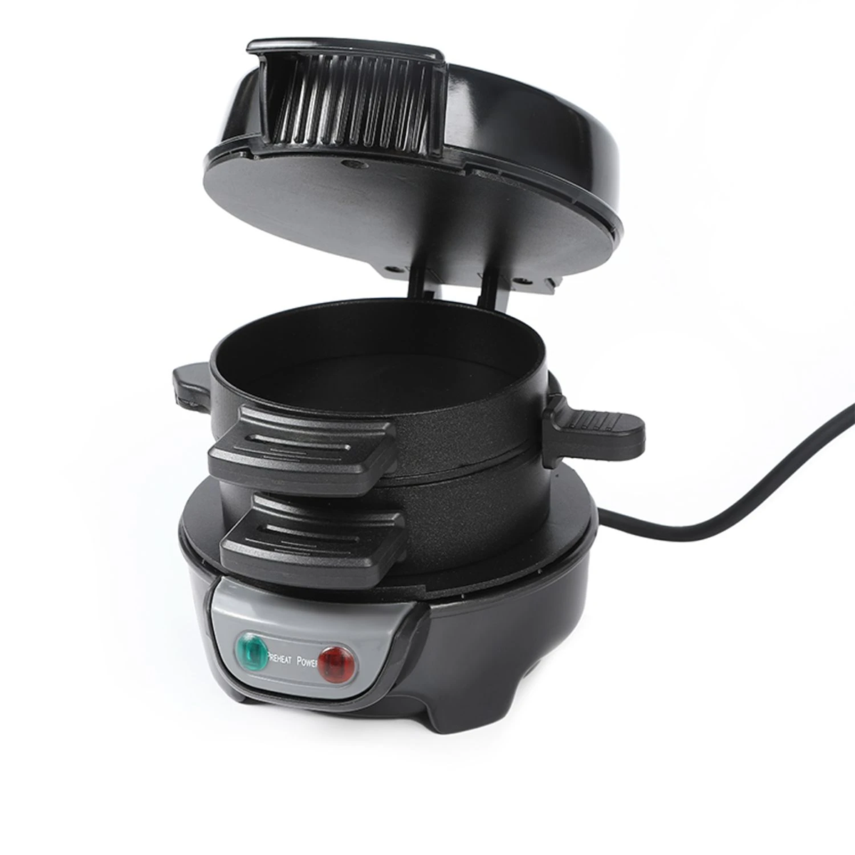 Hamburguesera Eléctrica Sandwichera Antiadherente para Hamburguesas y Sándwiches MH01
