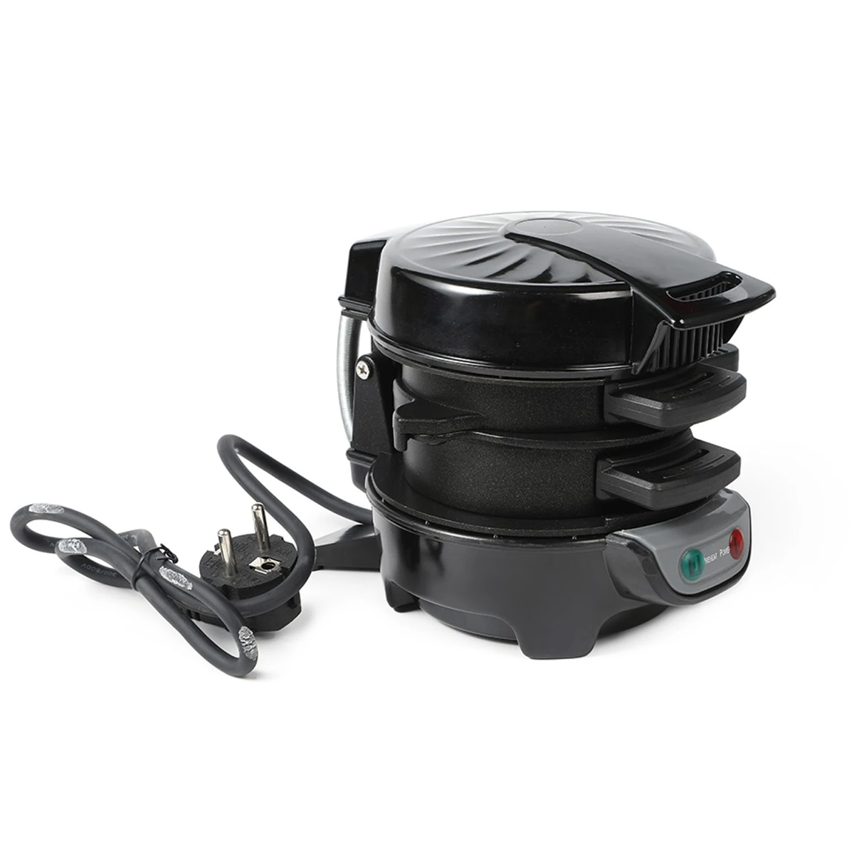 Hamburguesera Eléctrica Sandwichera Antiadherente para Hamburguesas y Sándwiches MH01