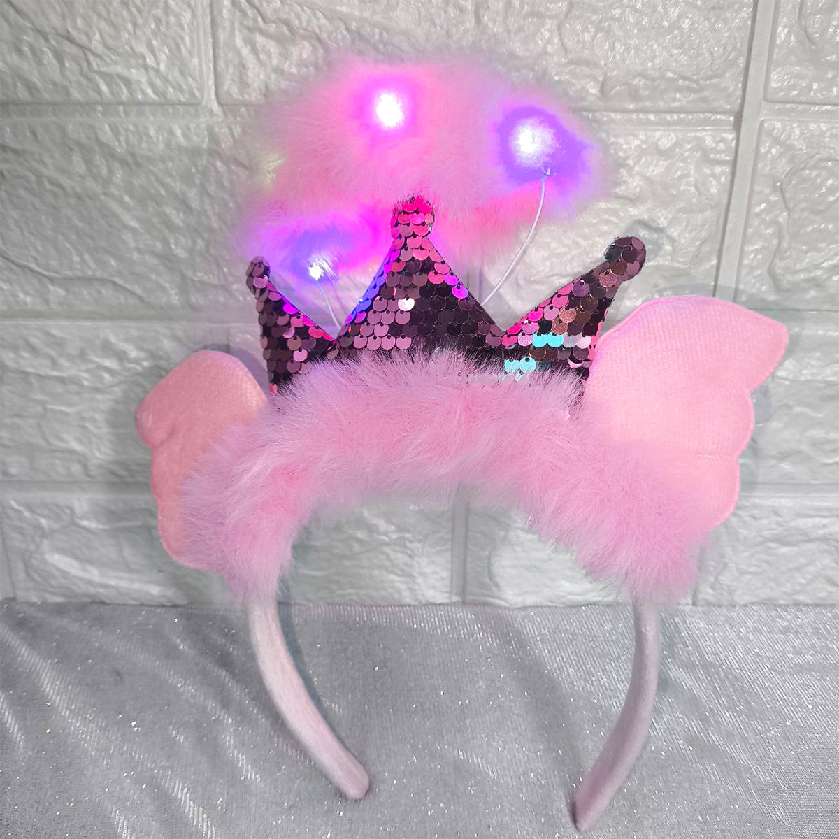 Diadema Princesa LED con Luces de Colores Halloween DPL-191