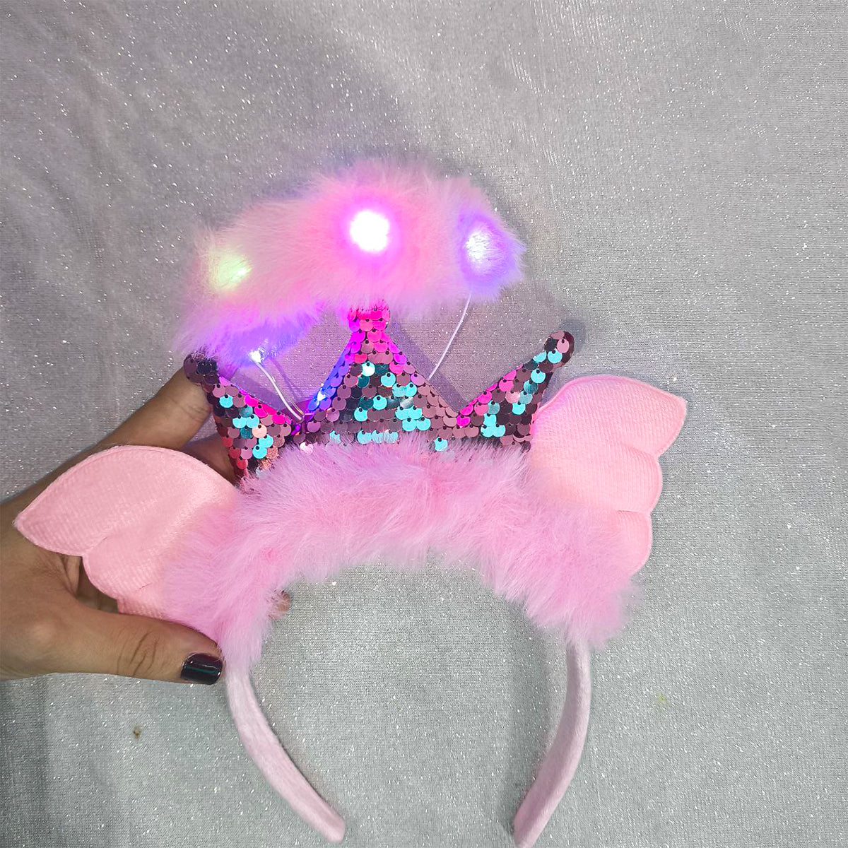 Diadema Princesa LED con Luces de Colores Halloween DPL-191