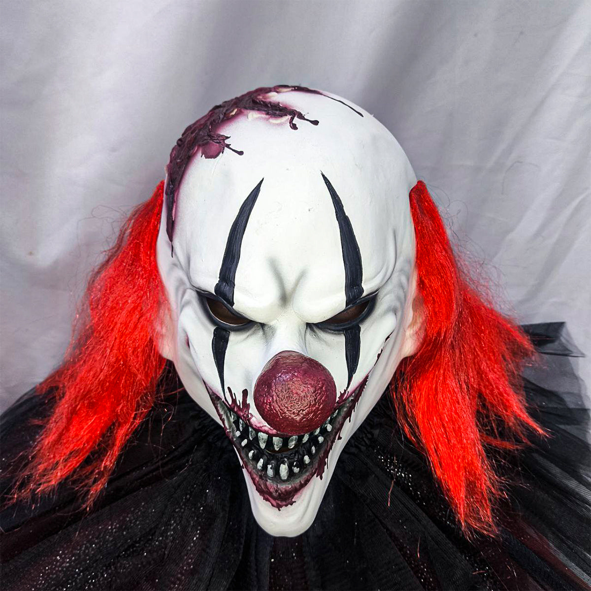 Máscara Payaso Asesino Terror Realista Halloween MA-134