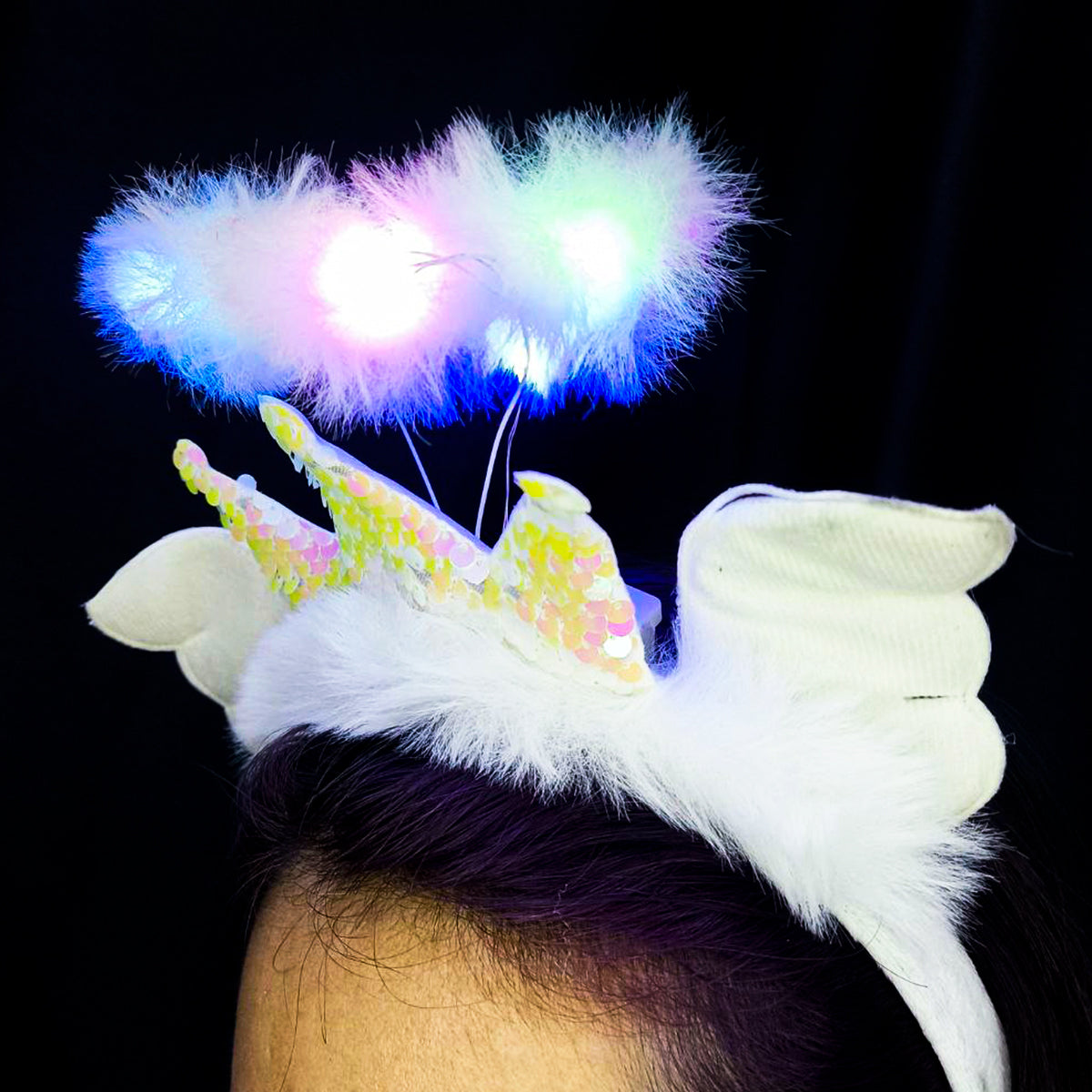 Diadema Princesa LED con Luces de Colores Halloween DPL-191