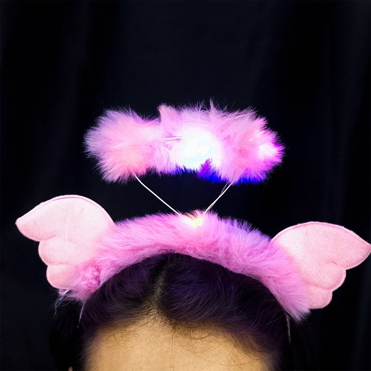 Diadema de Ángel con Luces LED Alas y Aureola DAUL-231