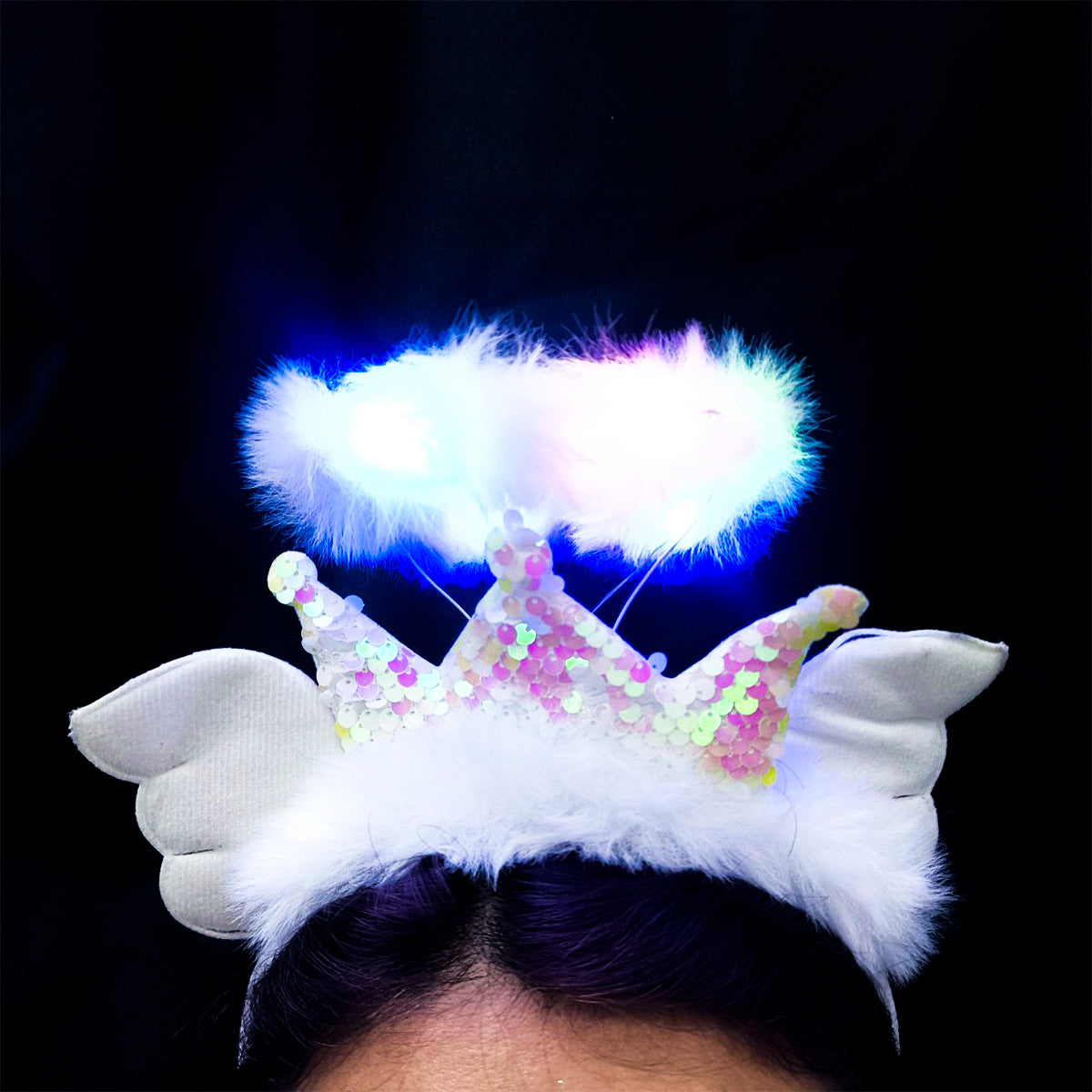 Diadema Princesa LED con Luces de Colores Halloween DPL-191