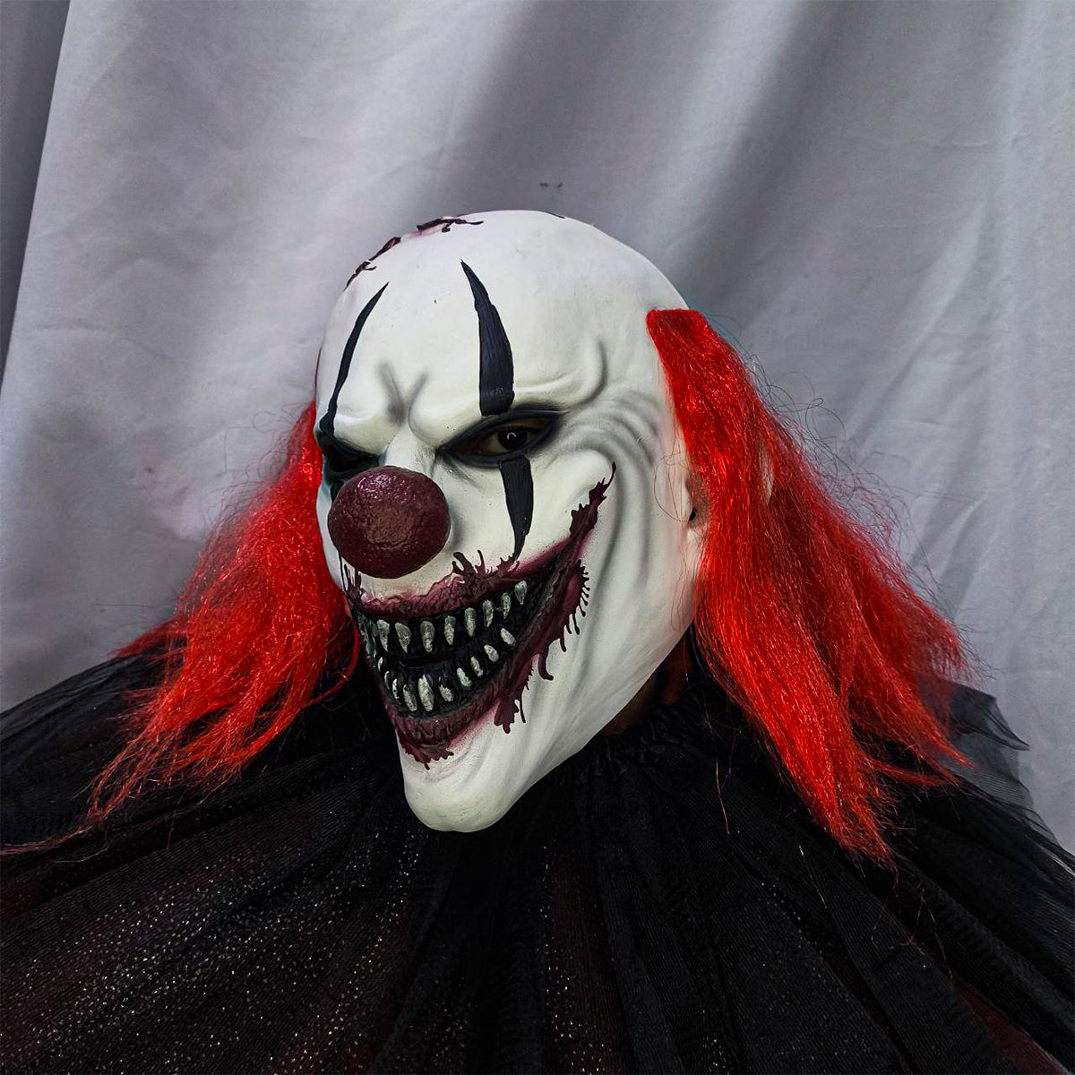 Máscara Payaso Asesino Terror Realista Halloween MA-134