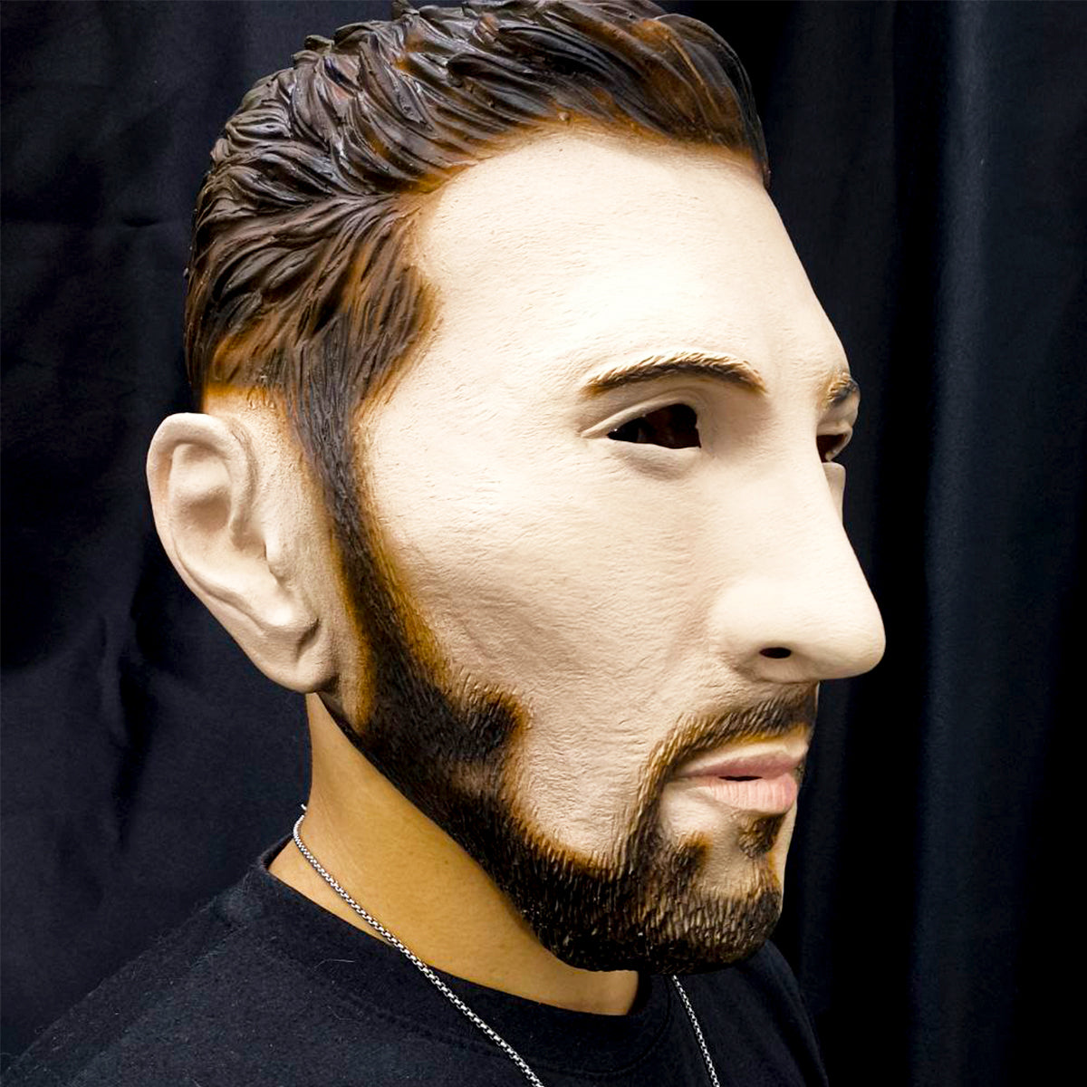 Máscara de Látex Lionel Messi Realista Halloween Fiestas Futbolista MA-126