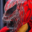 Máscara de Carnage Marvel Látex Venom Rojo Realista Halloween MA-88