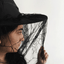 Sombrero De Bruja Con Velo Disfraz Halloween Cosplay BRU01