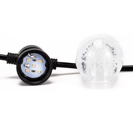 Luces LED Esfera De Cristal 5 Metros Bombillo Cristal Decoración Guirnalda Navidad 23-10C