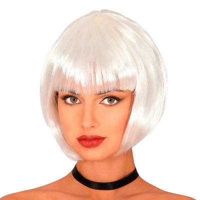 Peluca Corta Con Flequillo Fiesta Halloween Disfraces KL1027-40