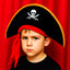 Sombrero Pirata Niño y Adulto Disfraz Halloween Fiesta KL1027-5354
