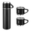 Set Termo Térmico 500ml Acero Inoxidable con 3 Tazas y Estuche NG0181