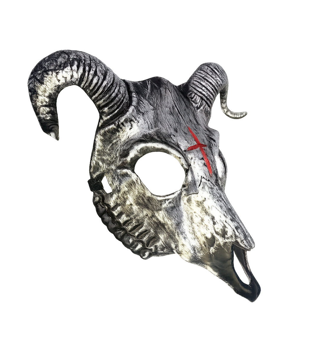 Máscara Calavera Cabra Chupacabras Realista para Disfraz Horror Halloween FR9610